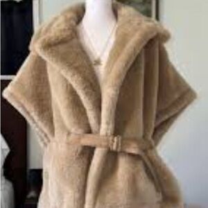 Marc New York Tan Faux Fur jacket/vest
